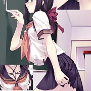 5 of Depraved hentai art featuring schoolgirls and extreme bondage.