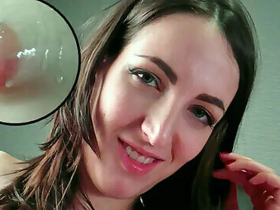 Small puffy tits British babe sucks my cock