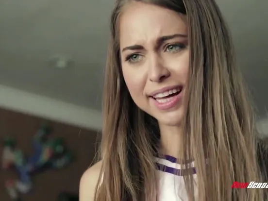 Hardcore teen with small tits Riley Reid in steamy encounter with stepdad