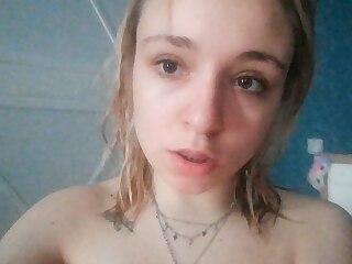 Gentle erotic homemade masturbation with orgasm