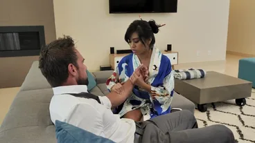 Tiny Geisha Teen Massages A Big Dick