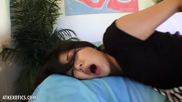 Sexy Asian Saya Song fingers her tight ass and pussy to cum