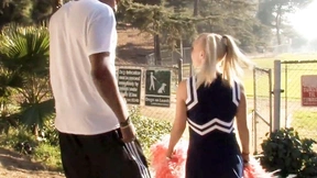 This petite cheerleader, Alyssa Branch, experiences intense, unforgettable passion.