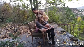 Outdoor sex scene, backstage