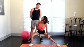 Skinny Asian chick Jasmine Grey, dream girl, impresses with flexibility.