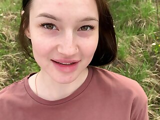 If there is MONEY, then EVERYTHING is possible! Professional pickup and sweet blowjob in public - Olivia Moore